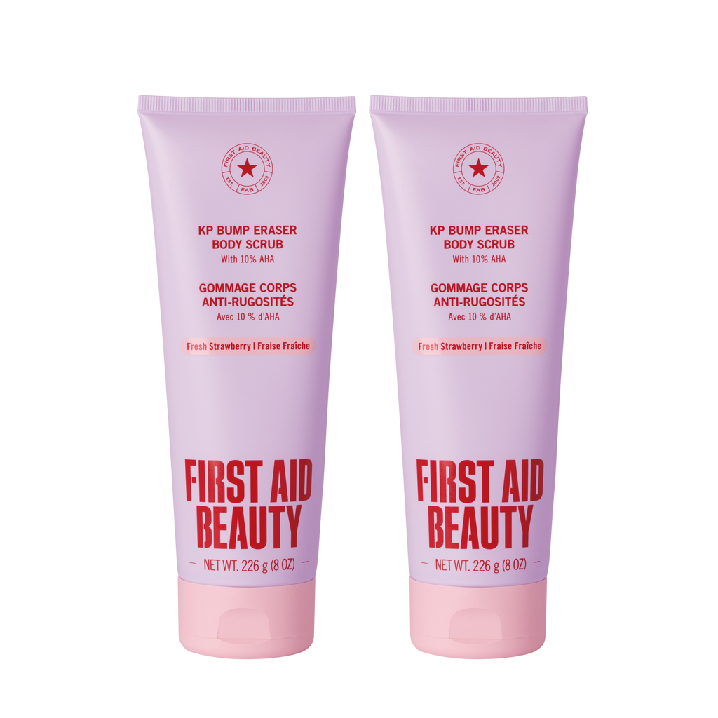 KP Bump Eraser Body Scrub 10% AHA Fresh Strawberry Duo thumbnail