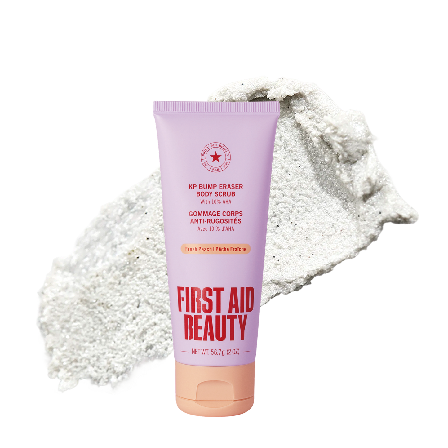 KP Bump Eraser Body Scrub 10% AHA Fresh Peach