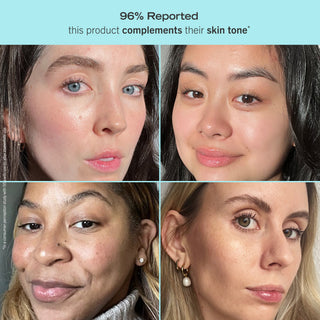 Four models. 96% Reported that this product complements their skin tone.
