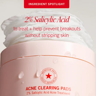 Acne Clearing Pads with 2% Salicylic Acid