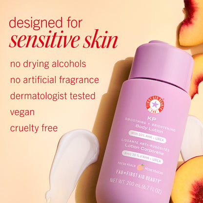 KP Smoothing + Brightening Body Lotion Fresh Peach