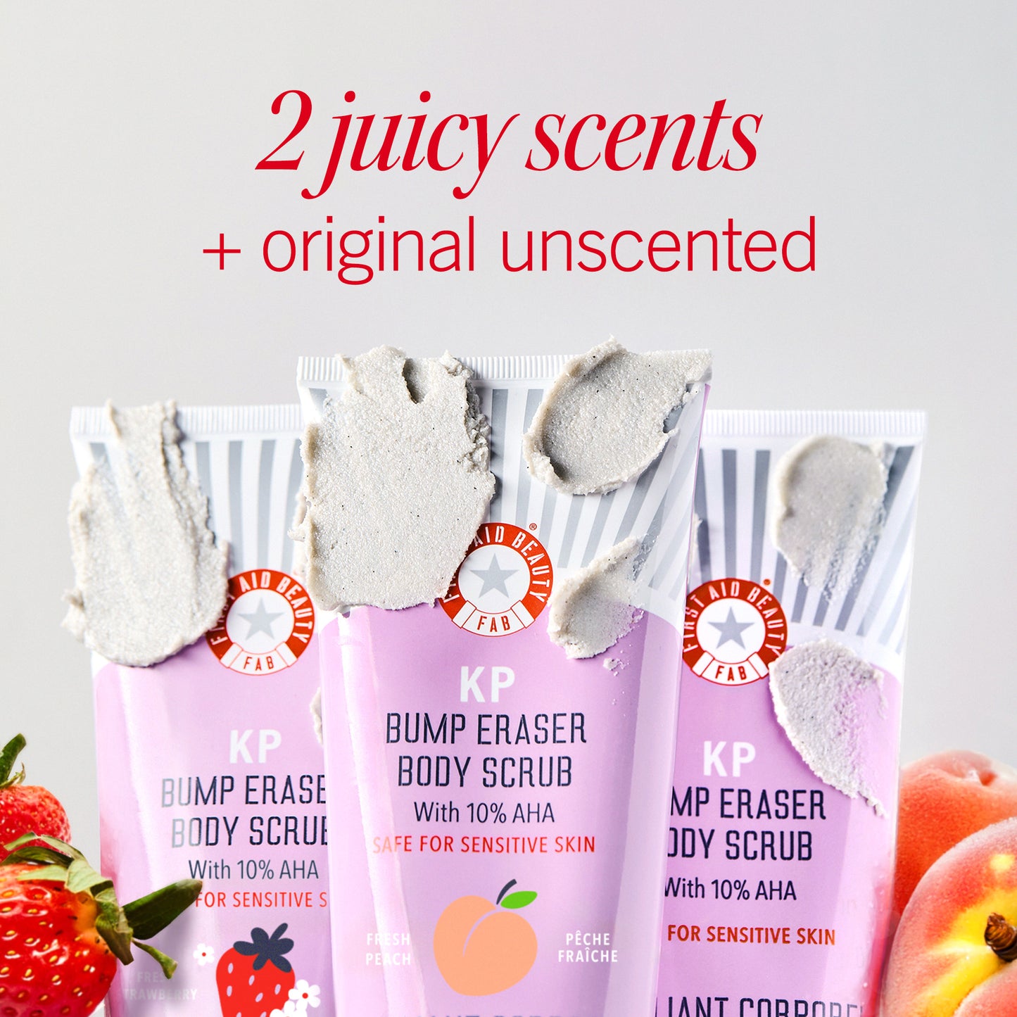 KP Bump Eraser Body Scrub 10% AHA Fresh Strawberry