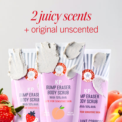 KP Bump Eraser Body Scrub 10% AHA Fresh Strawberry