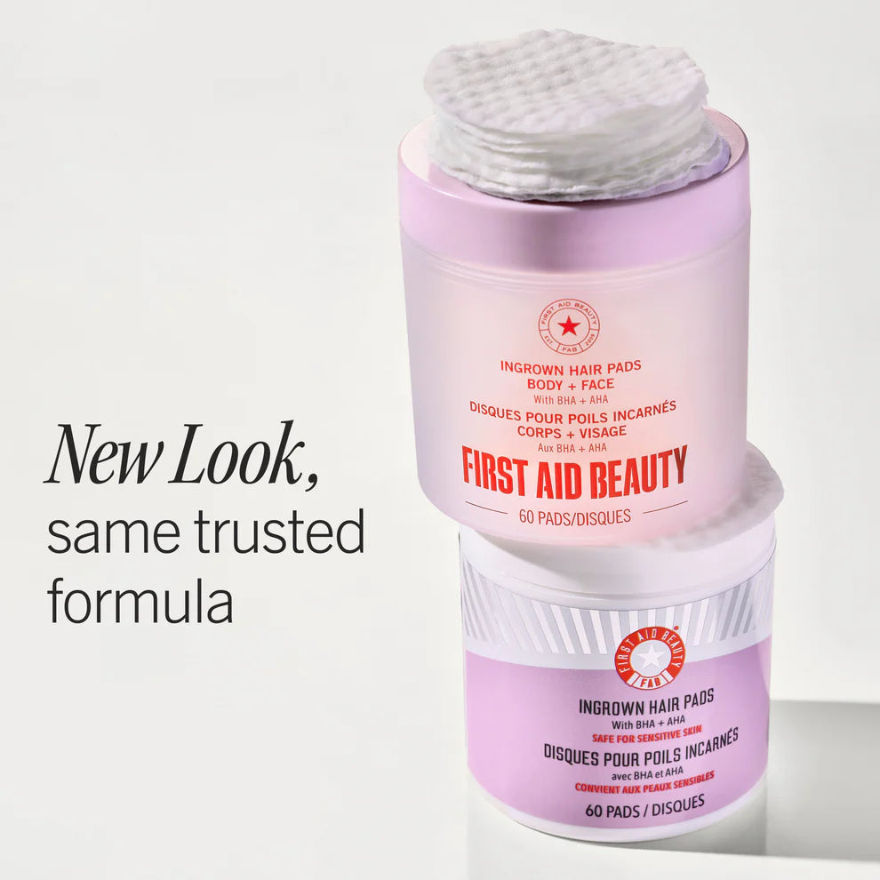 Ingrown Hair Pads with BHA + AHA 60 count