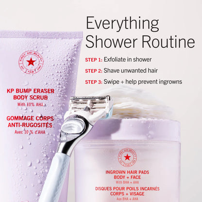 Ingrown Hair Pads with BHA + AHA Travel Size