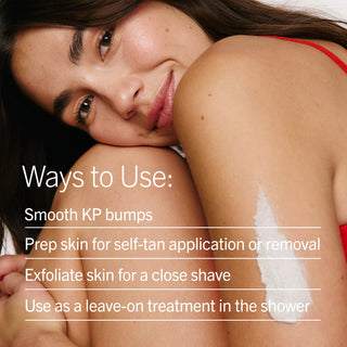 KP Bump Eraser Body Scrub 10% AHA Fresh Strawberry Travel Size
