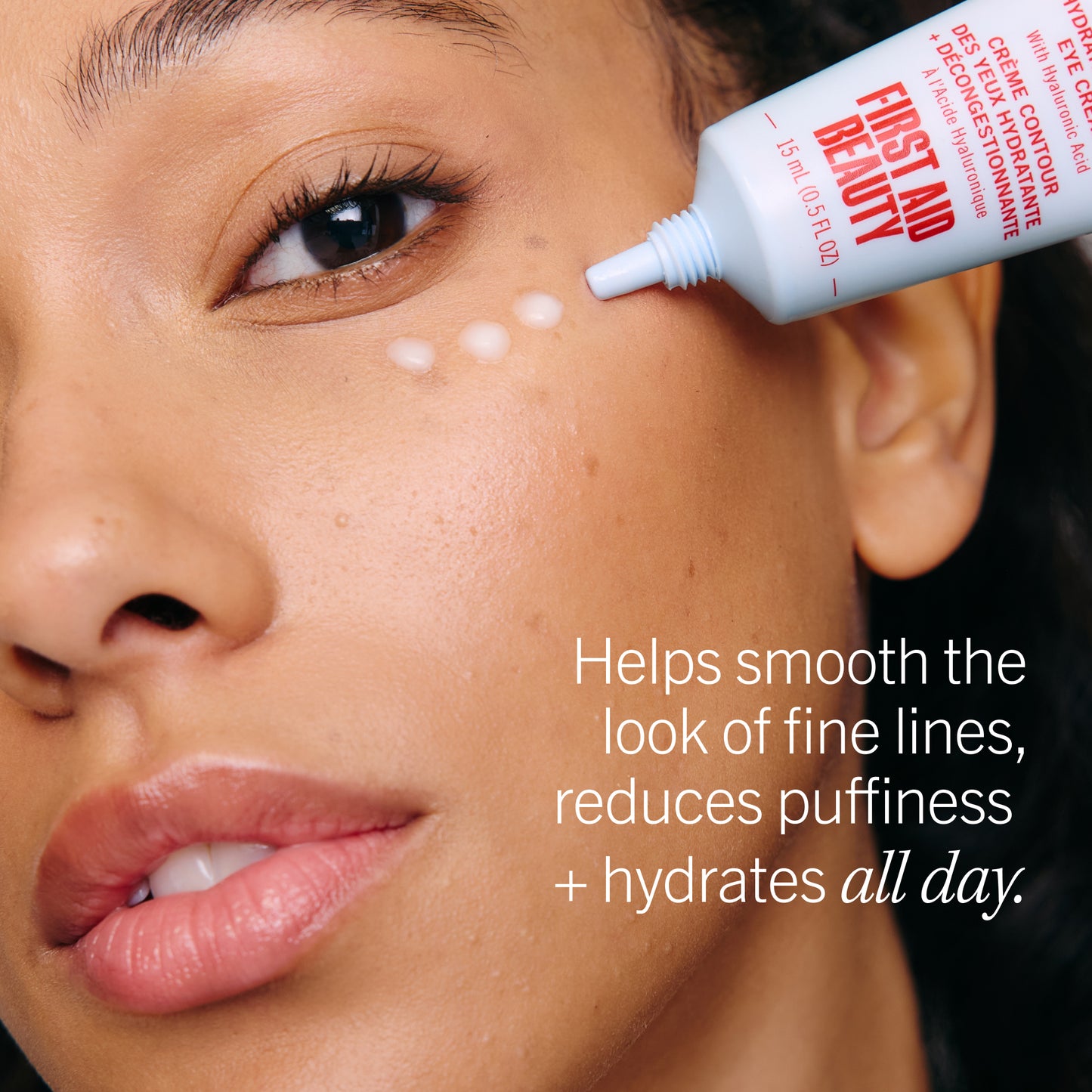 Ultra Repair Hydrate + De-Puff Eye Cream with Hyaluronic Acid