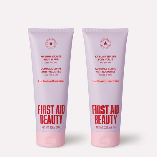 KP Bump Eraser Body Scrub 10% AHA Fresh Strawberry Duo