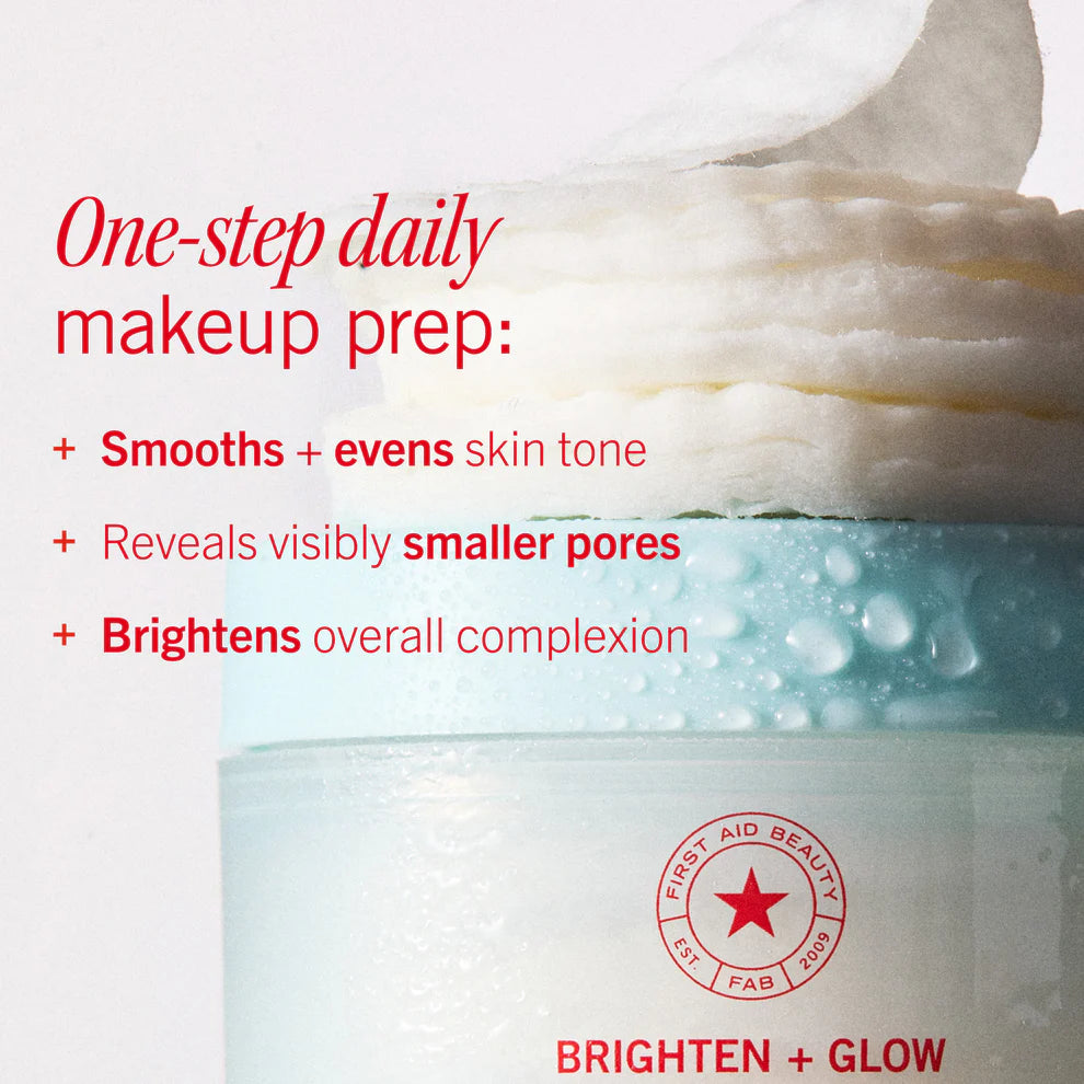 Brighten + Glow Facial Radiance Pads with Glycolic + Lactic Acids 5