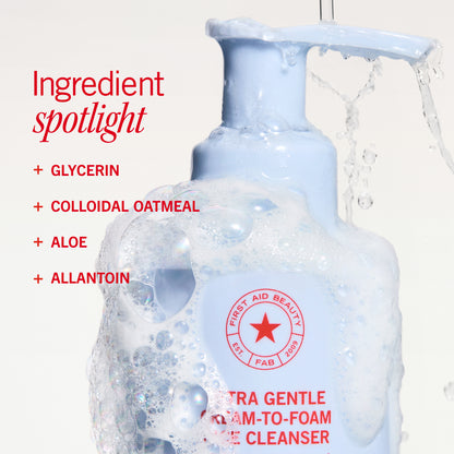 Ultra Repair Cream-to-Foam Face Cleanser with Colloidal Oatmeal + Glycerin