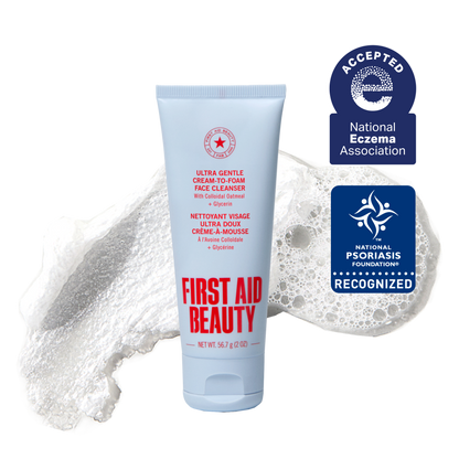 Ultra Gentle Cream-to-Foam Face Cleanser with Colloidal Oatmeal + Glycerin