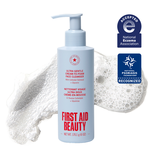 Ultra Gentle Cream-to-Foam Face Cleanser with Colloidal Oatmeal + Glycerin