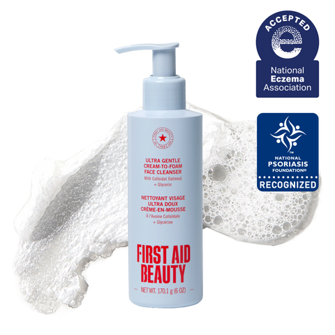 Ultra Gentle Cream-to-Foam Face Cleanser with Colloidal Oatmeal + Glycerin