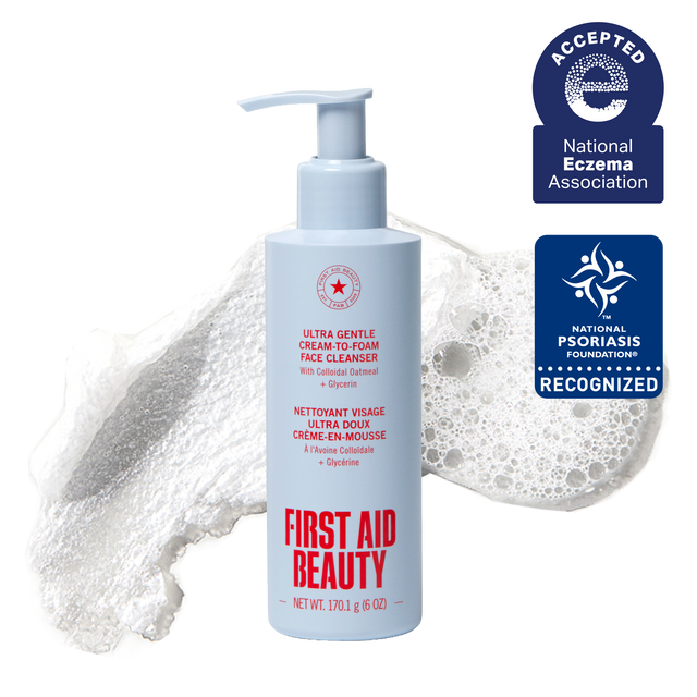 Ultra Gentle Cream-to-Foam Face Cleanser with Colloidal Oatmeal + Glycerin