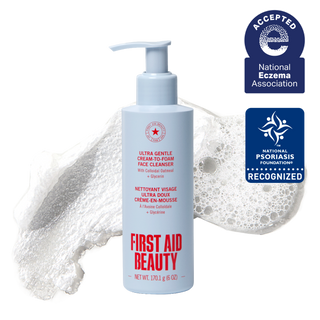 Ultra Gentle Cream-to-Foam Face Cleanser with Colloidal Oatmeal + Glycerin