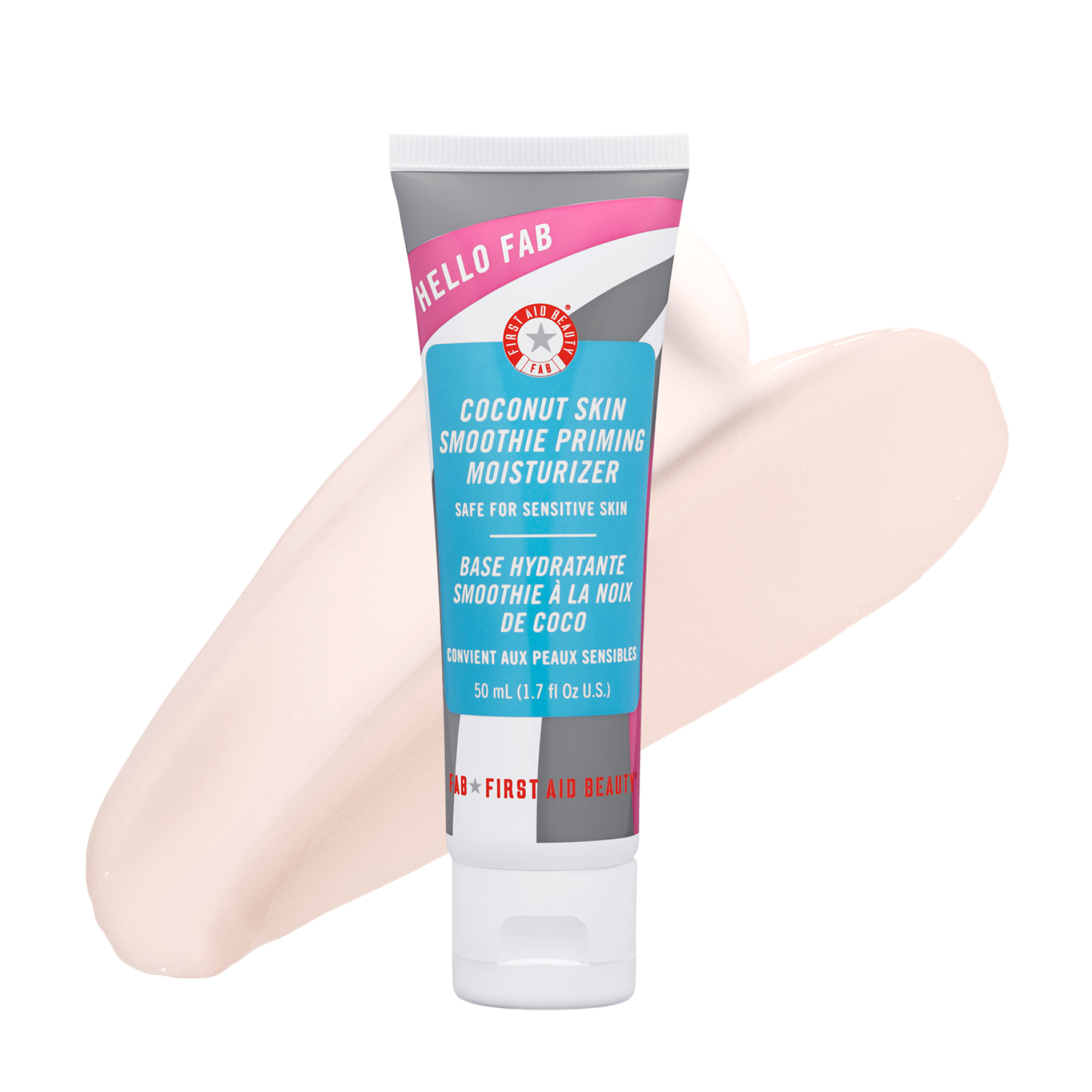 Hello FAB Coconut Skin Smoothie Priming Moisturizer – First Aid Beauty