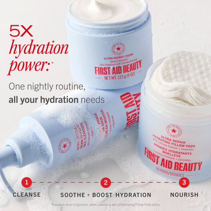 Ultra Gentle Cream-to-Foam Face Cleanser with Colloidal Oatmeal + Glycerin Travel Size