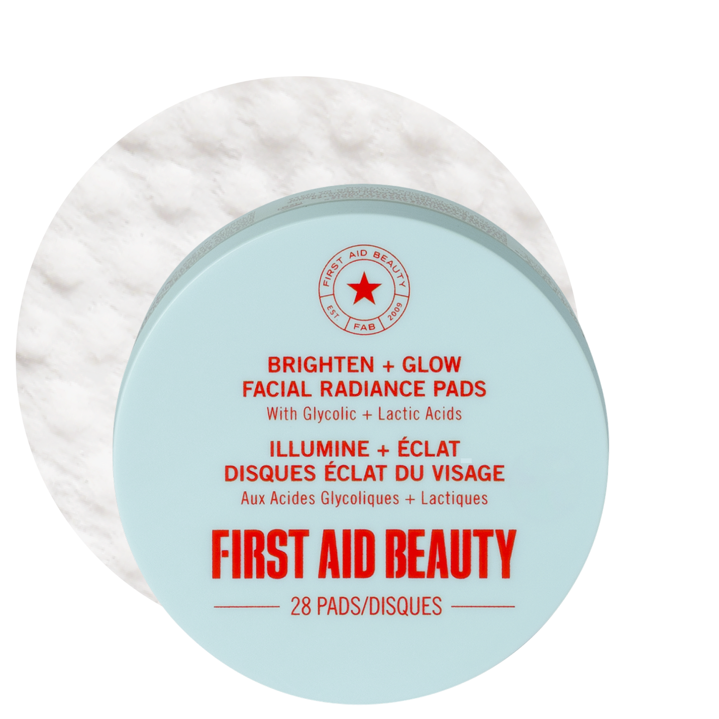Brighten + Glow Facial Radiance Pads with Glycolic + Lactic Acids