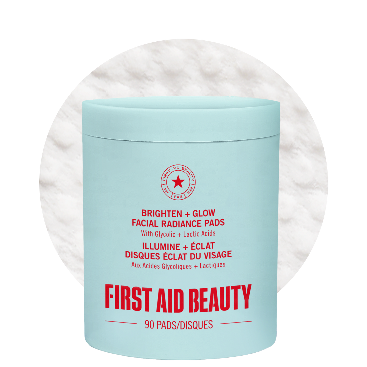 Brighten + Glow Facial Radiance Pads with Glycolic + Lactic Acids