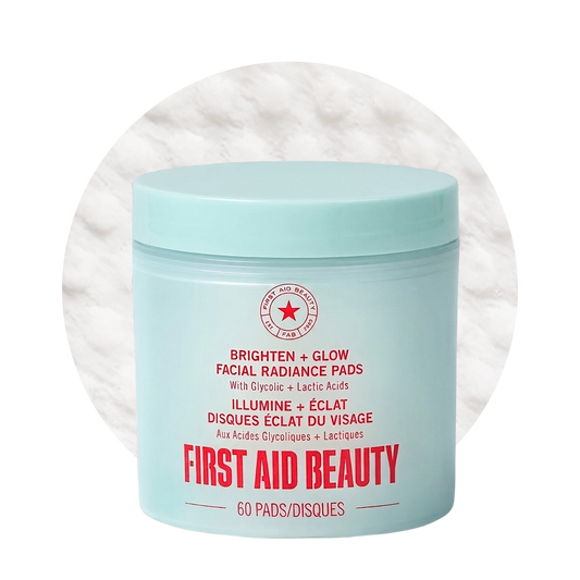 Brighten + Glow Facial Radiance Pads with Glycolic + Lactic Acids