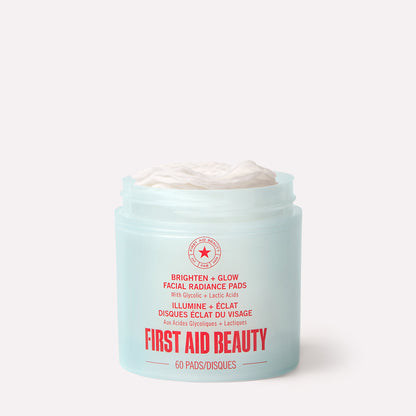 Brighten + Glow Facial Radiance Pads with Glycolic + Lactic Acids