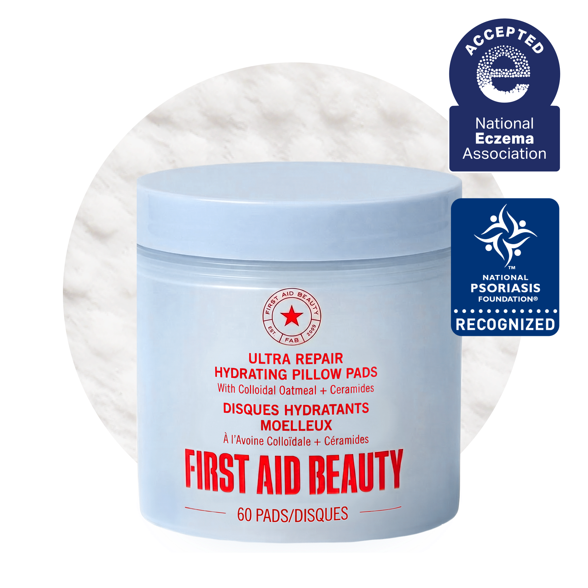 Ultra Repair Hydrating Pillow Pads with Colloidal Oatmeal + Ceramides