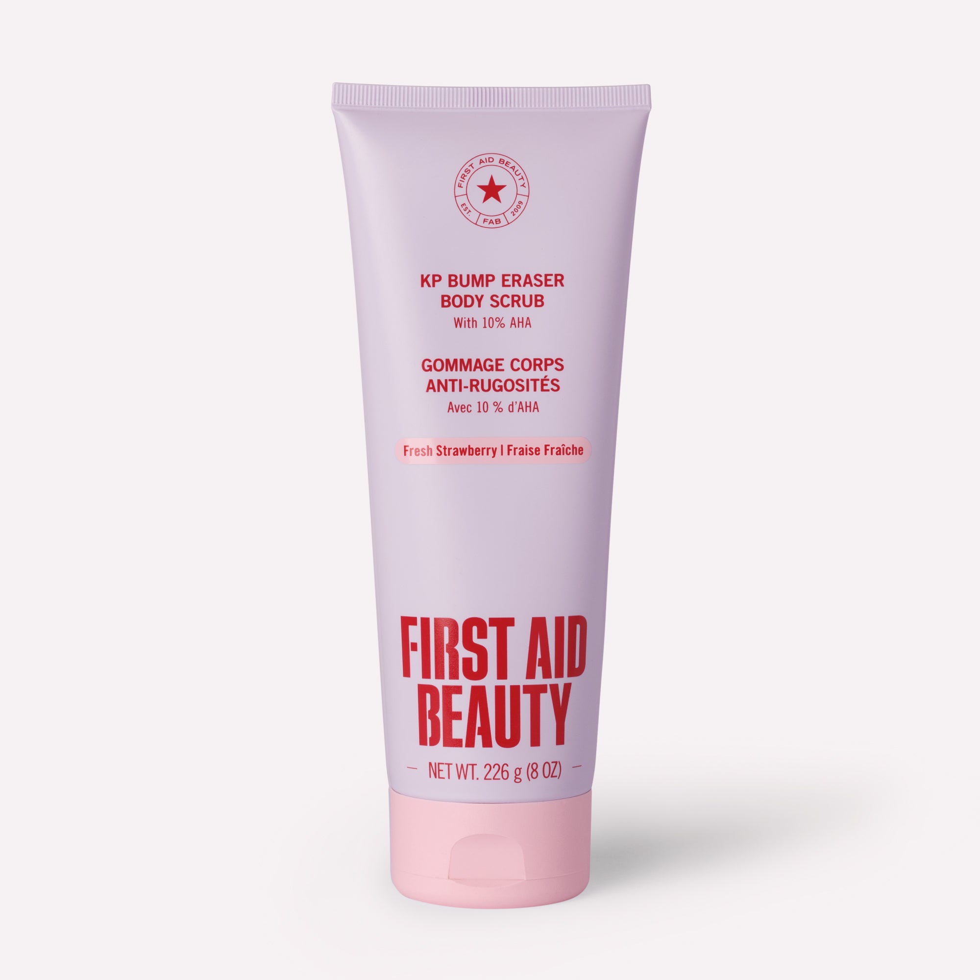 KP Bump Eraser Body Scrub 10% AHA Fresh Strawberry Travel Size
