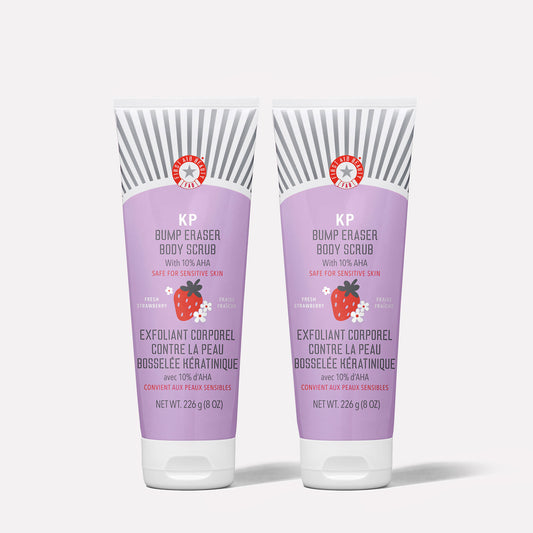 KP Bump Eraser Body Scrub 10% AHA Fresh Strawberry Duo