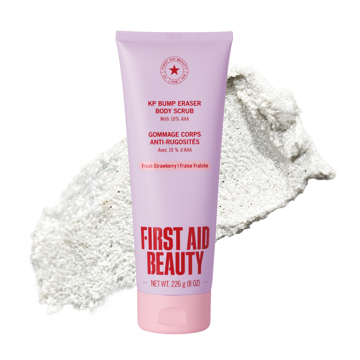 KP Bump Eraser Body Scrub 10% AHA Fresh Strawberry – First Aid Beauty