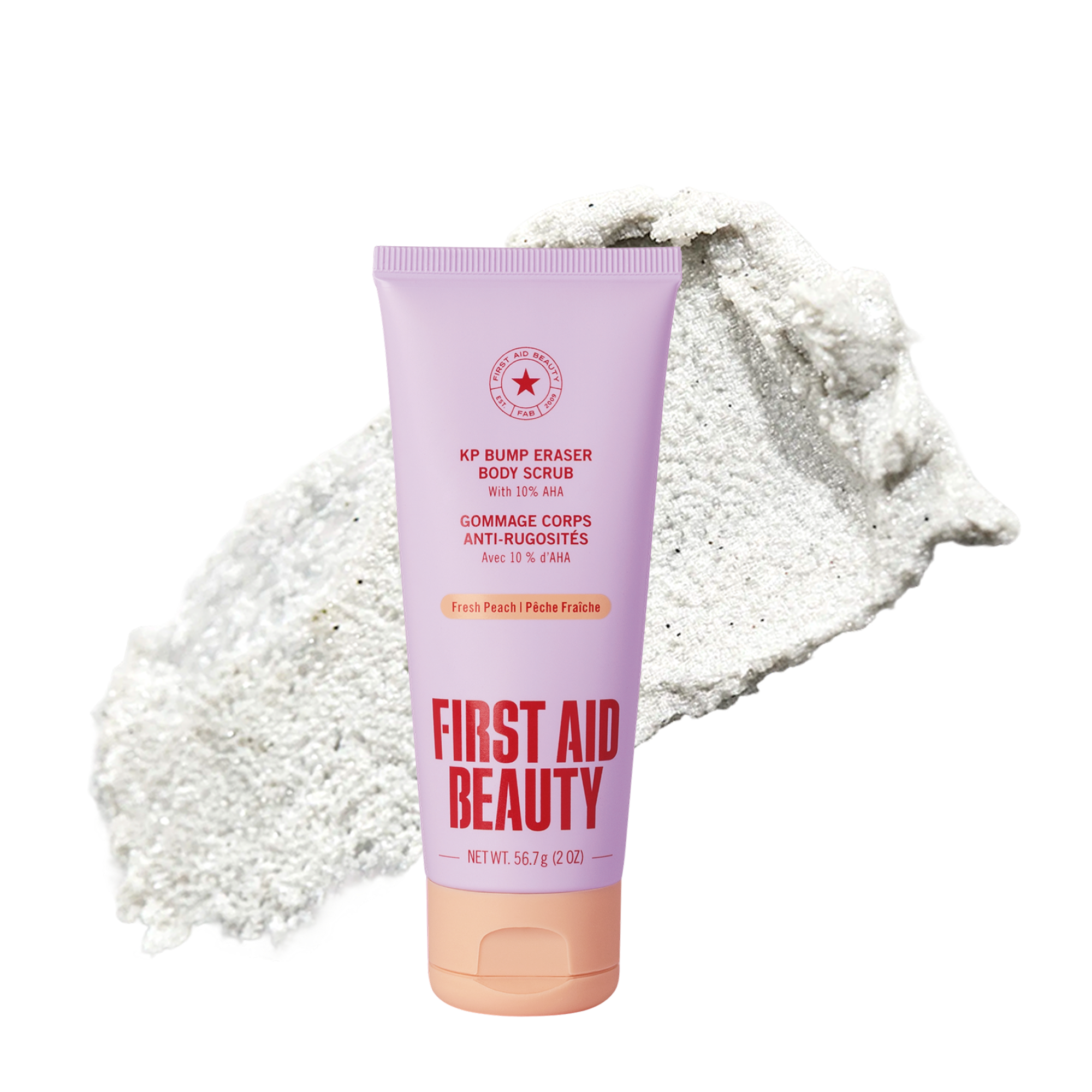 KP Bump Eraser Body Scrub 10% AHA Fresh Peach – First Aid Beauty