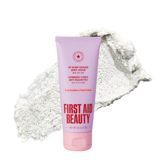 KP Bump Eraser Body Scrub 10% AHA Fresh Strawberry Travel Size
