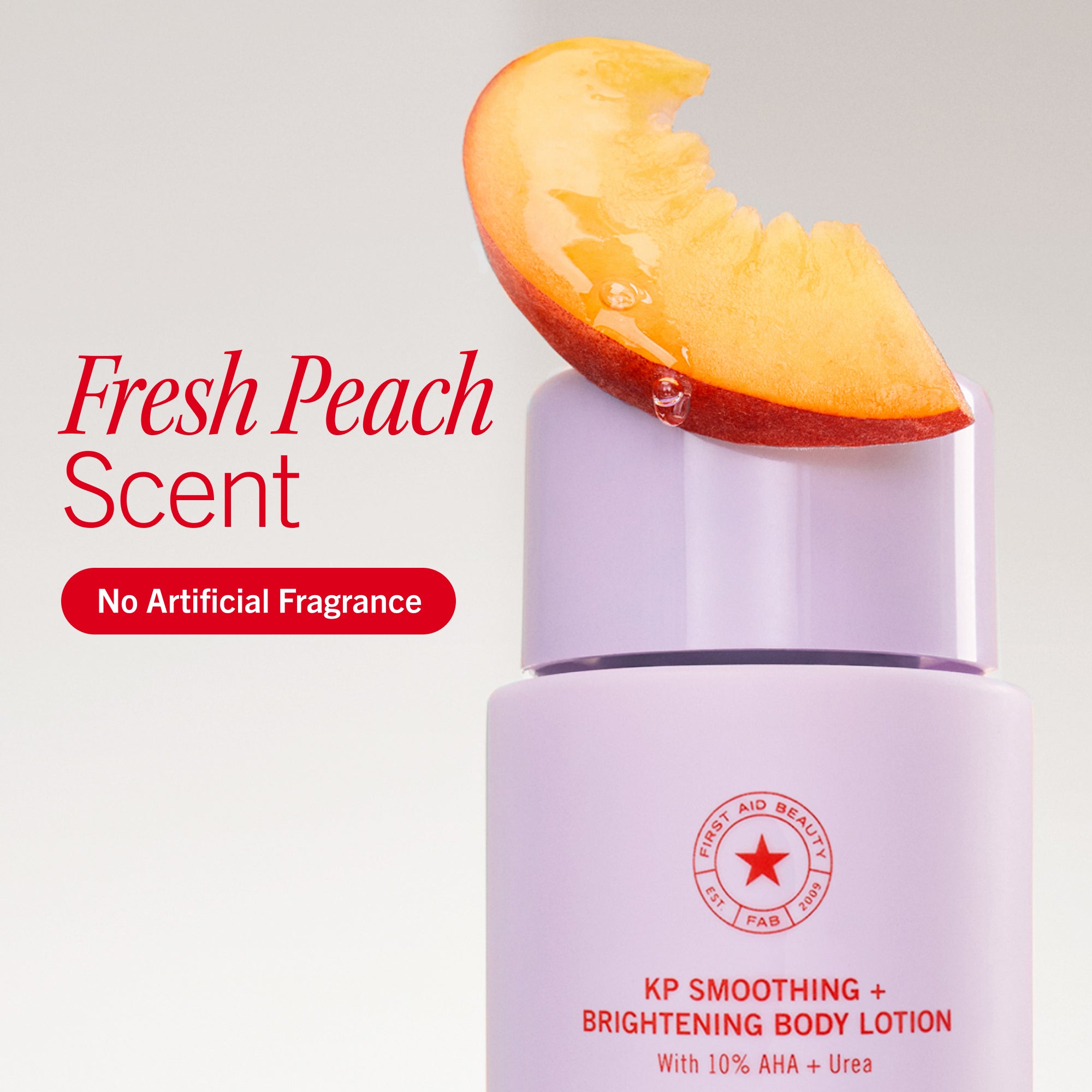 KP Smoothing + Brightening Body Lotion Fresh Peach – First Aid Beauty