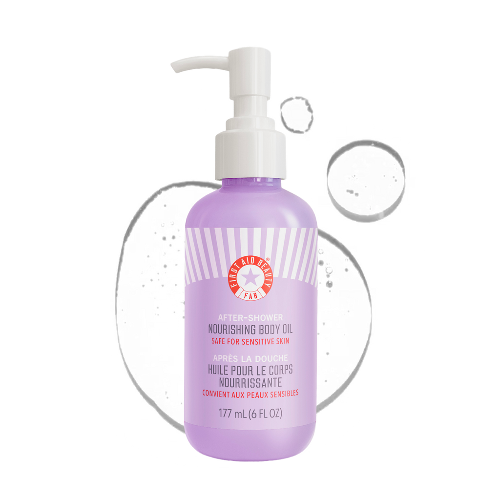 After-Shower Nourishing Body Oil – First Aid Beauty