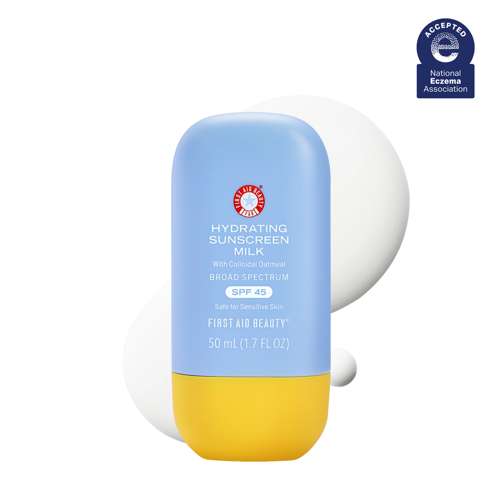 Hydrating Sunscreen Milk with Colloidal Oatmeal Broad Spectrum SPF 45 ...